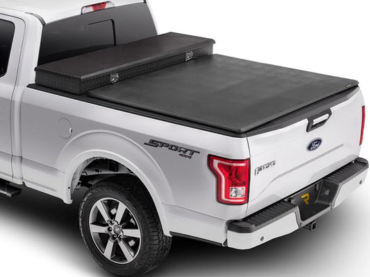 6' by 4" 2.0 multifunction with fit Cover 2024 (76.3") Soft - | Folding 1500 (does Bed Bed Trifecta Dodge Compatible Tonneau not with 93422 tailgate) Ram | RealTruck Extang Toolbox 2019 Truck