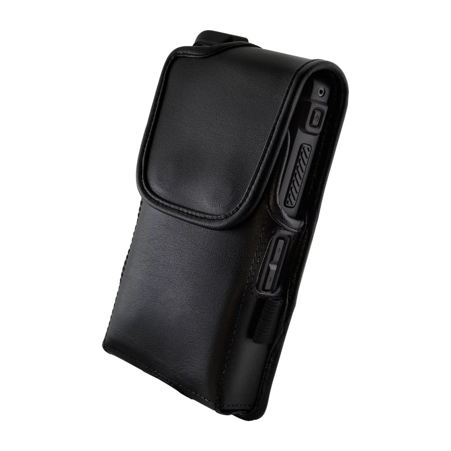 Vertical Phone Case CERTIFIED IS Belt Sonim XP8 Holster Black Clip Radio C1D2