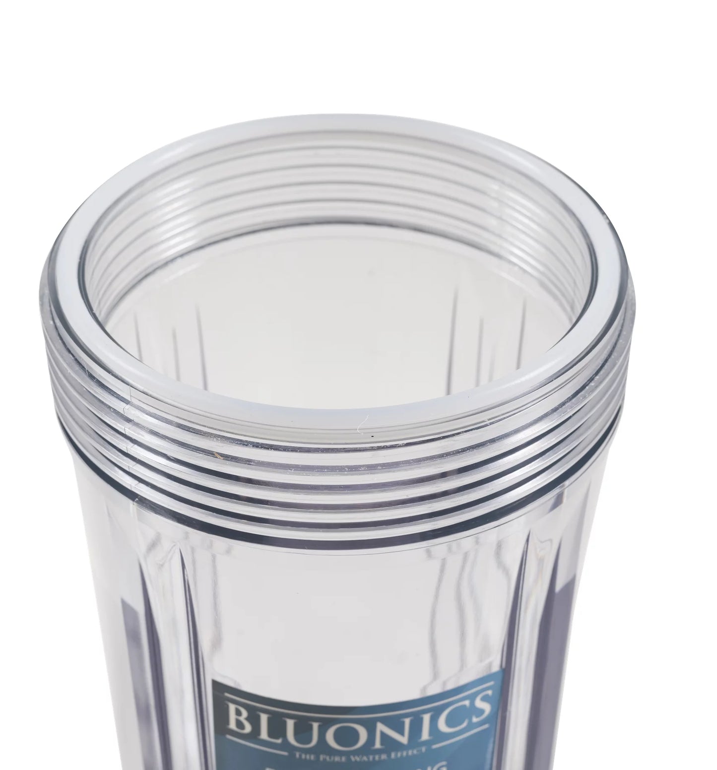 & House w/Pleated Clear 20" Filters Two Big Whole Sediment Blue Carbon Water Transparent Filter Blue Housings