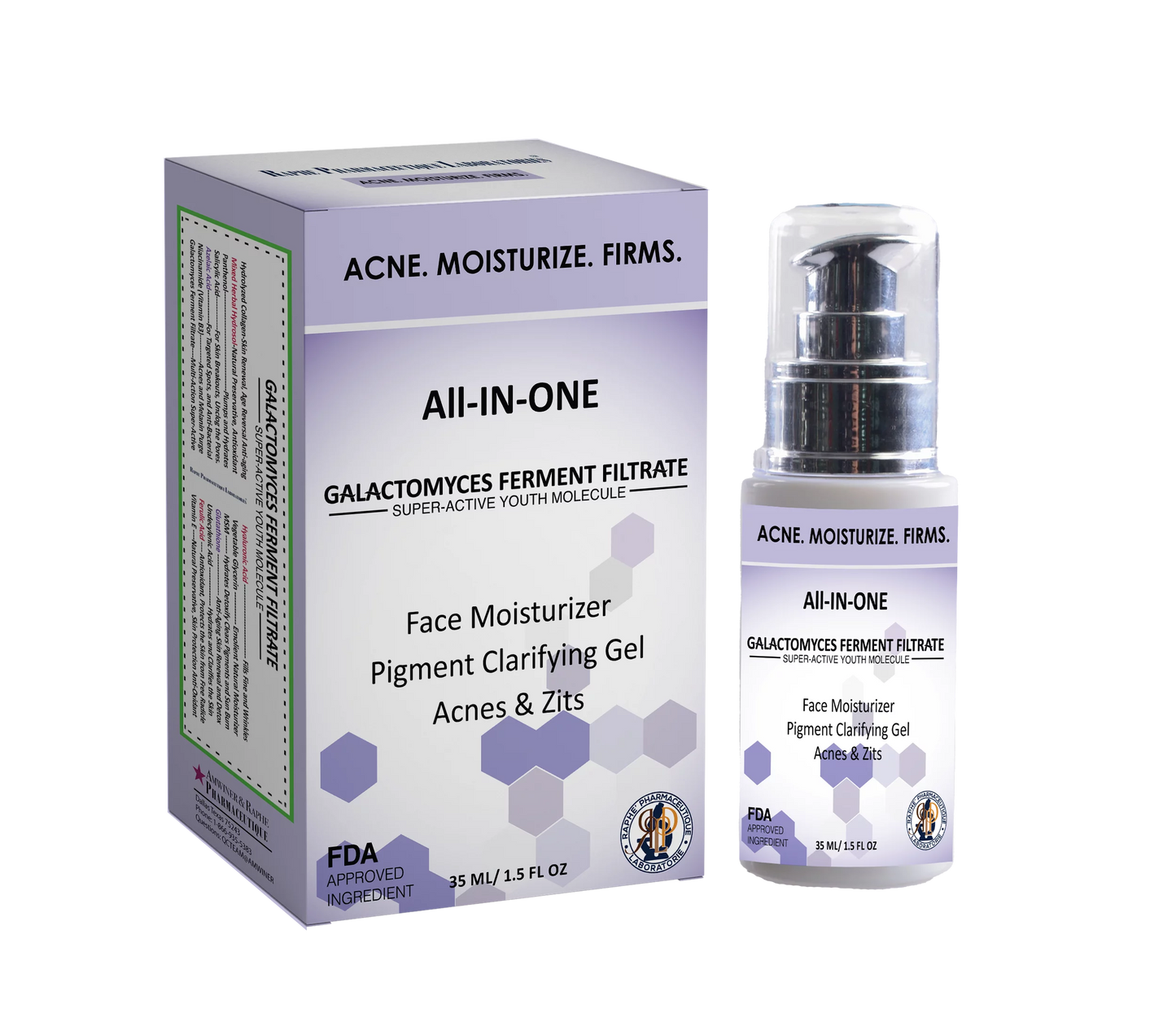 2 Antioxidant Moisturizer of Serum Firm in Remover 2 Spots and Lift Pack A Acnes 1