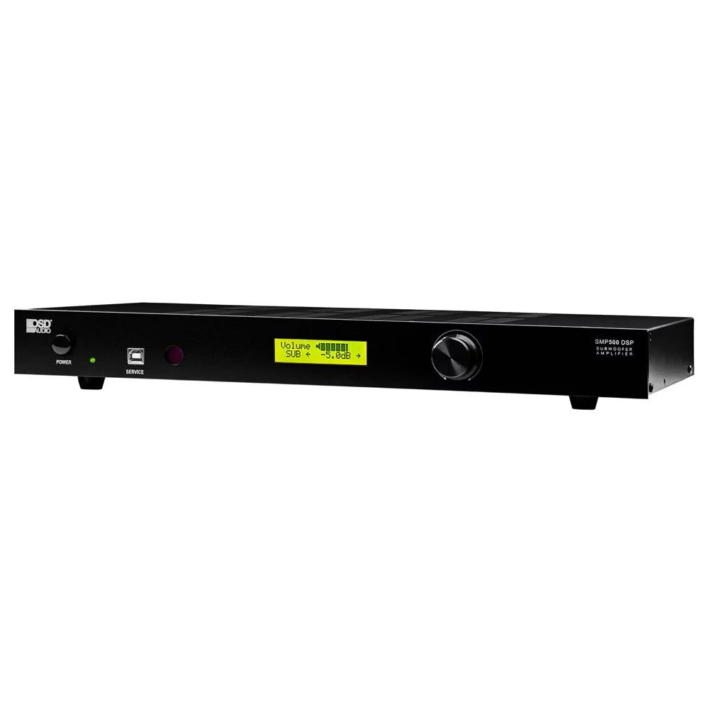 4 Ohm DSP SMP500 Auto OSD Control Mono -8 Class Sensing, 800W Amplifier, Subwoofer App D ETL, Certified CE