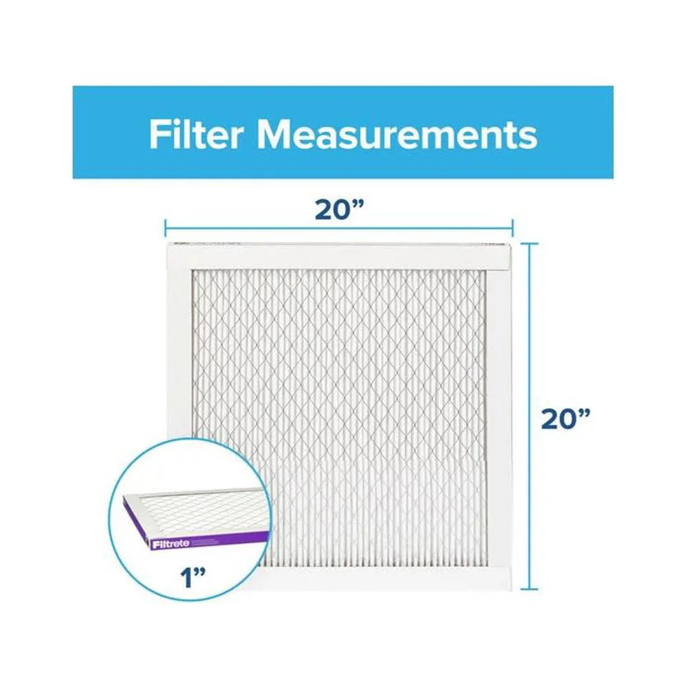 1500 And 1" Virus Bacteria 20 X Mpr Filtrete Filter 4Pk 20 X 3M Air (P)