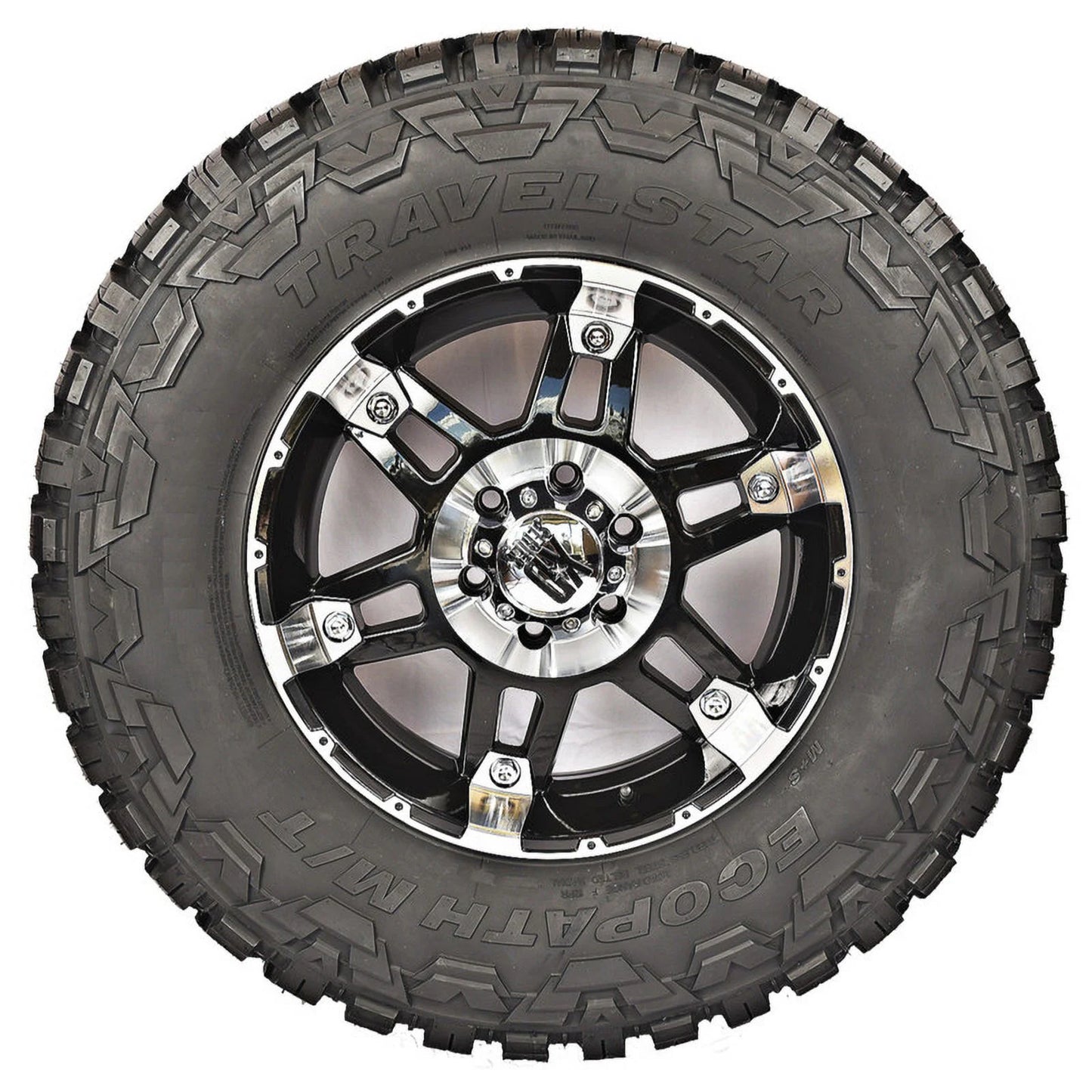 104Q Truck SUV Load ECOPATH Range Tire 33X12.50R24 Mud Terrain Only) 10 Light M/T 33/12.50/24 MT Travelstar E Ply (Tire