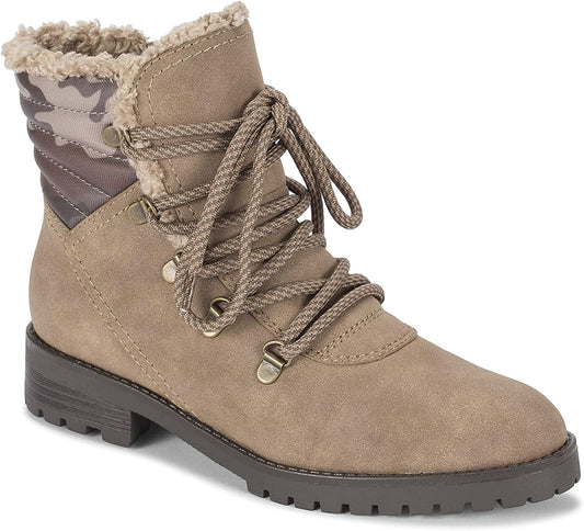 6 Dennison Boots Camo BareTraps Womens Mushroom