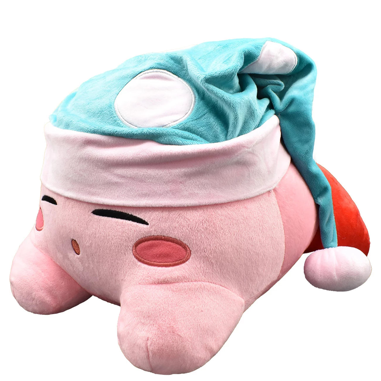 Toy Squeezable and Plush 12" Sleepy Kirby Hat Soft -