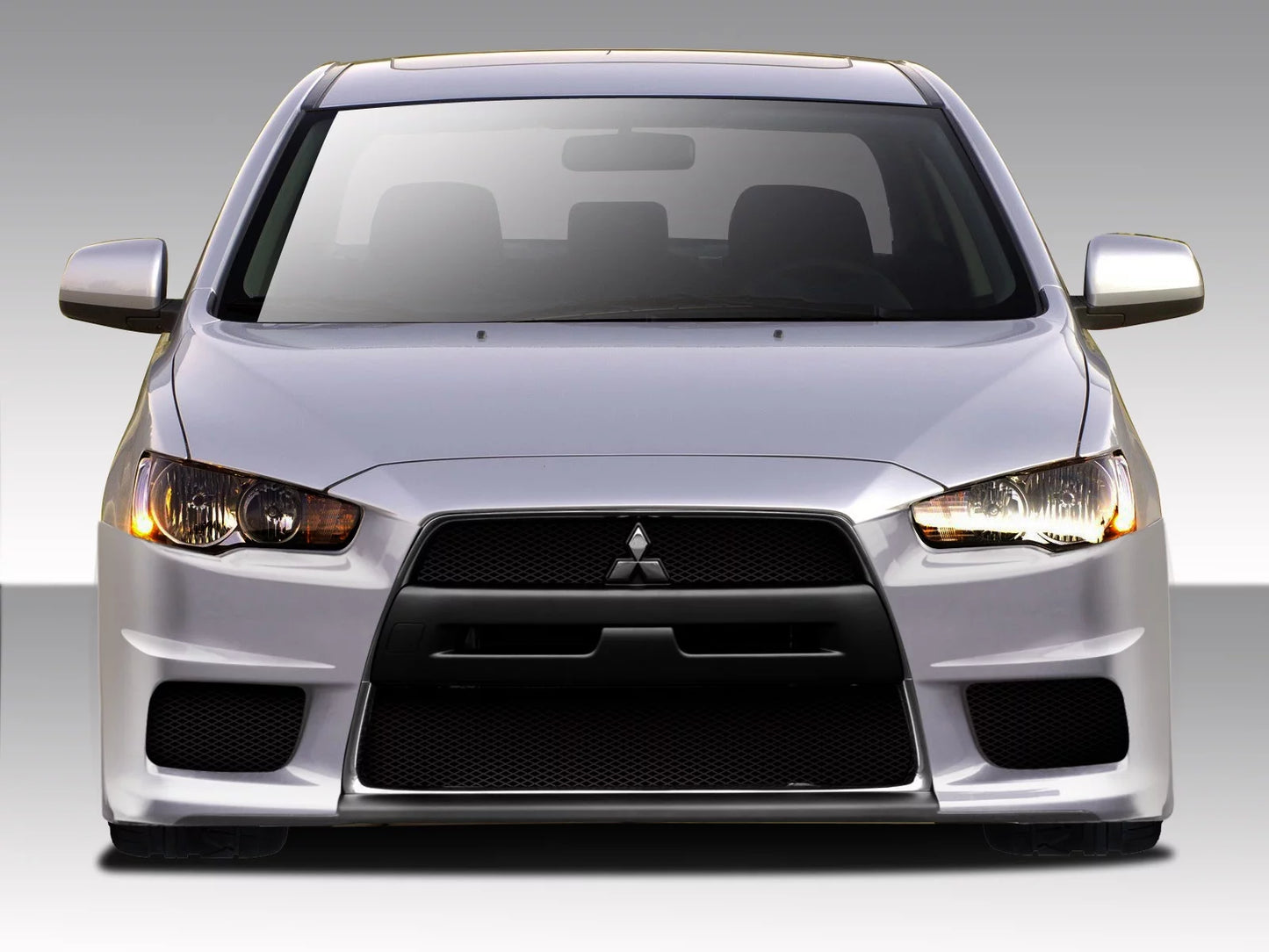 X Cover - Mitsubishi Bumper Duraflex Lancer 2008-2017 Piece V3 Front 1 Evo