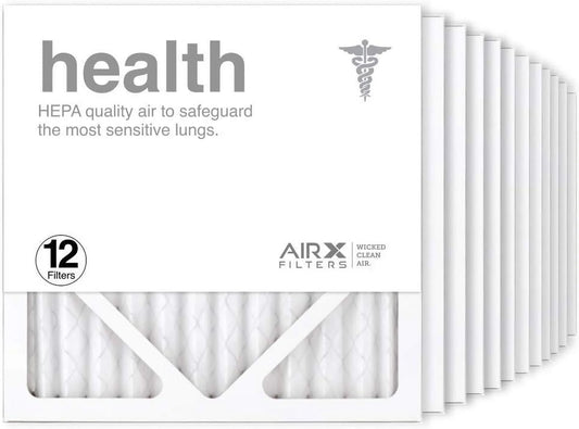 12X12x1 Pleated Filter The Filter, 12-Pk, Health Furne Made Air 13 HV MERV Air In