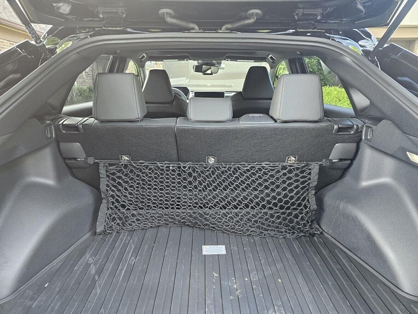 with Cargo for TOYOTA Cargo Organizer Mesh TOYOTA Vehicle EACCESSORIES – 2023-2024 EA(2 – Envelope for Organizer Premium bZ4X Nets SUV Style Compatible Storage Qty)Trunk bZ4X Trunk Nets Car Carrier –