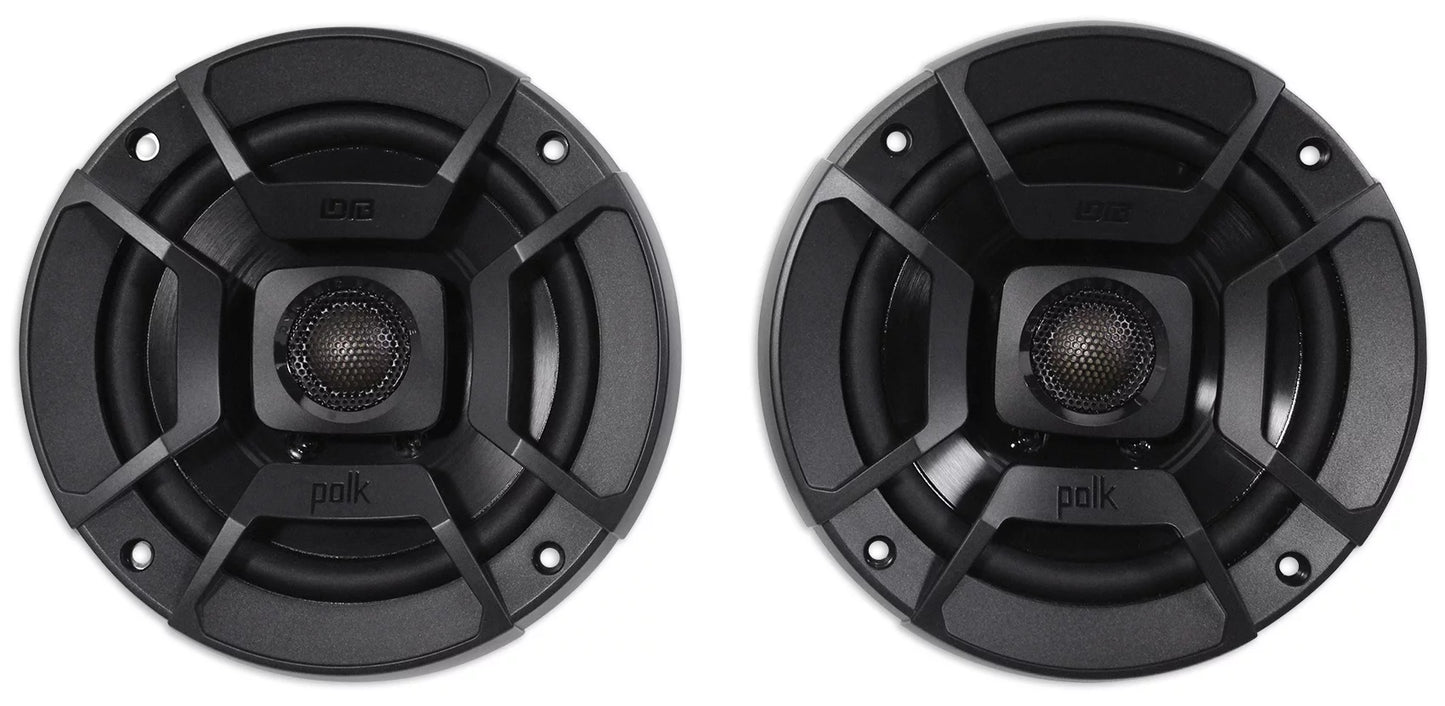 Watt 600 5.25" Polk Audio Deere Speakers For Tower John 2) Rollbar Gator XUV/RSX