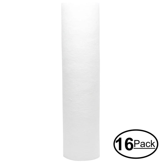 water - MaxWater Pure top stage Replacement filter Brand 5-Micron counter Denali - Polypropylene for Two purifier Universal 102065 Sediment 10-inch for Filter MaxWater 16-Pack Cartridge