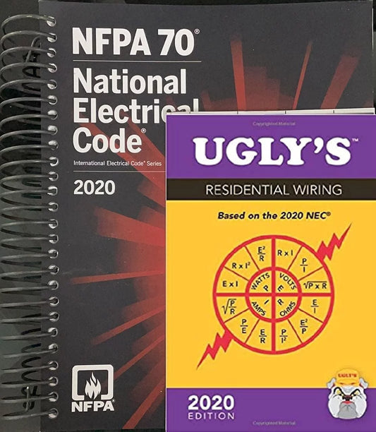 2020, Bound Electrical with NFPA National Ugly's Spiral Code NEC Residential Wiring