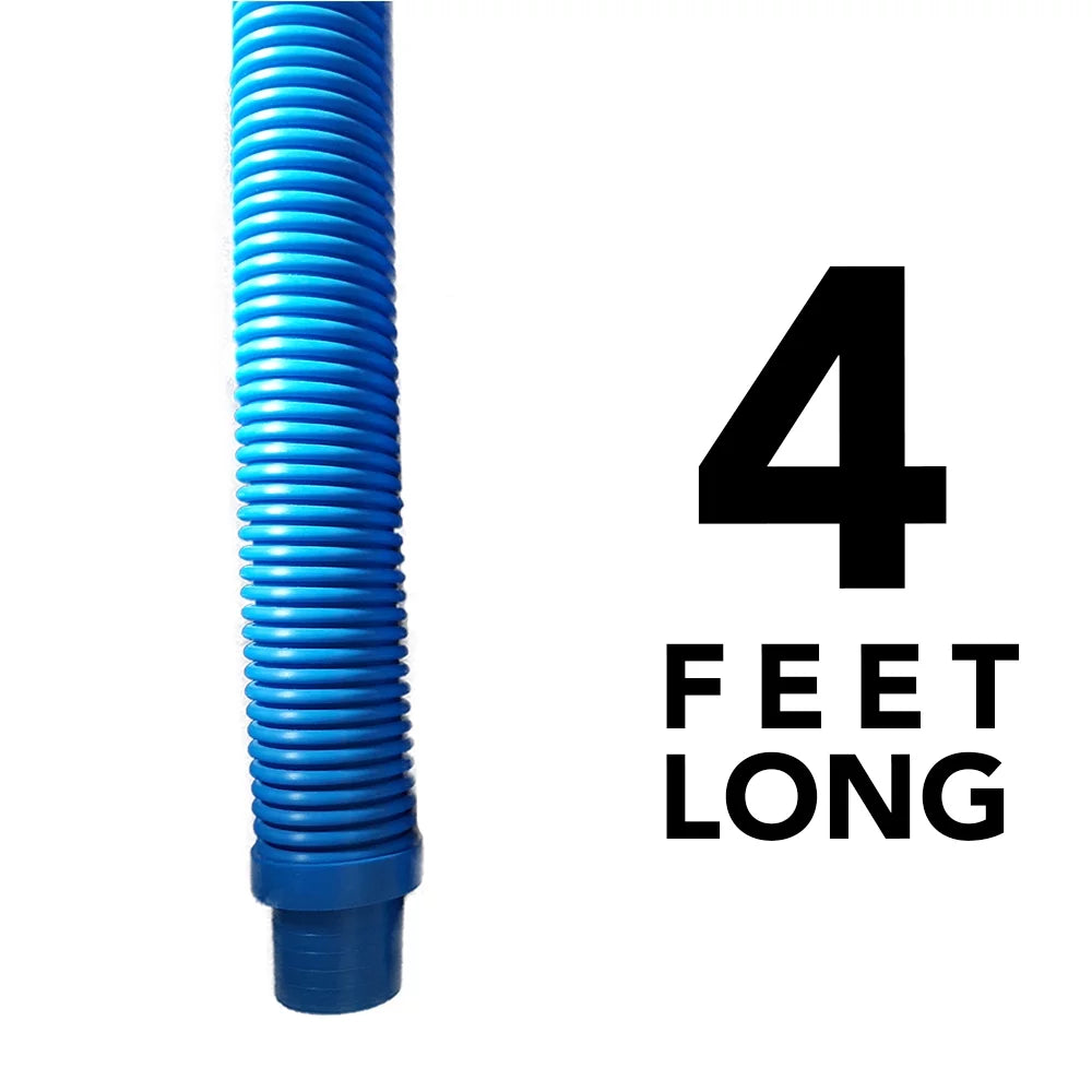 Tech Vac Kreepy Pool 5 Hose ft Pack in 4 Krauly 1.5 Cleaner Blue x Barracuda Puri