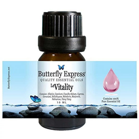 100% by Pure Essential 10ml Blend Vitality Le - Express - Oil Butterfly