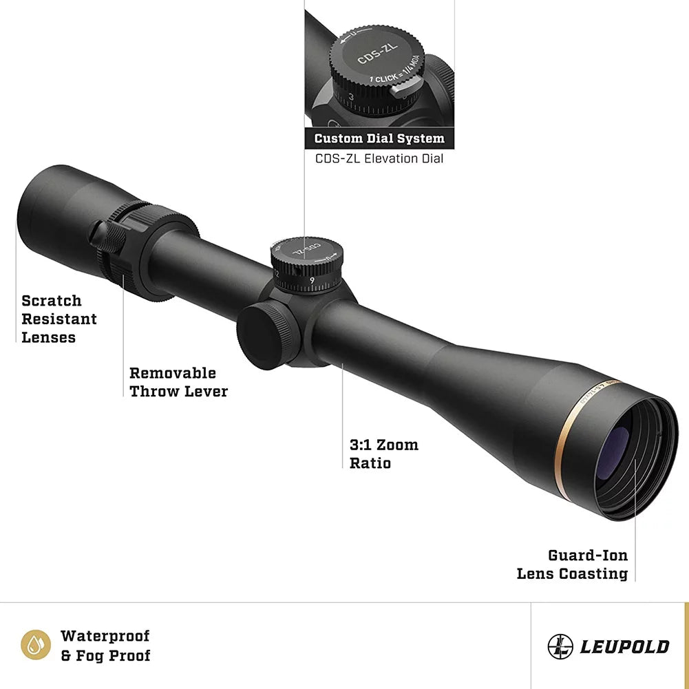 VX-3HD Duplex Riflescope (180619) LEUPOLD 4.5-14x40 1in CDS-ZL