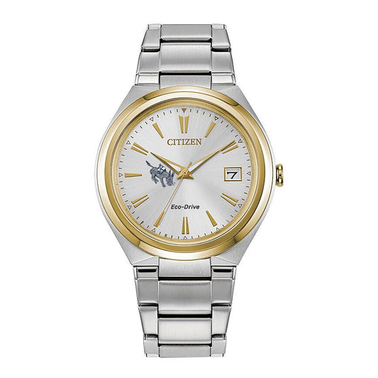 Watch School Silver/Gold Two-Tone Orediggers of Mines Colorado Eco-Drive Women's