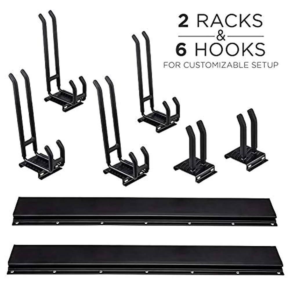 8 Storage Wall Tool Organizer Rack, Piece RaxGo Garage Garage Mounted