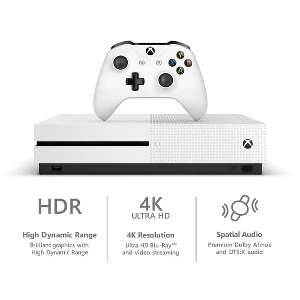 Xbox with White X Kit HDMI Gaming 1TB Microsoft One Console Cleaning