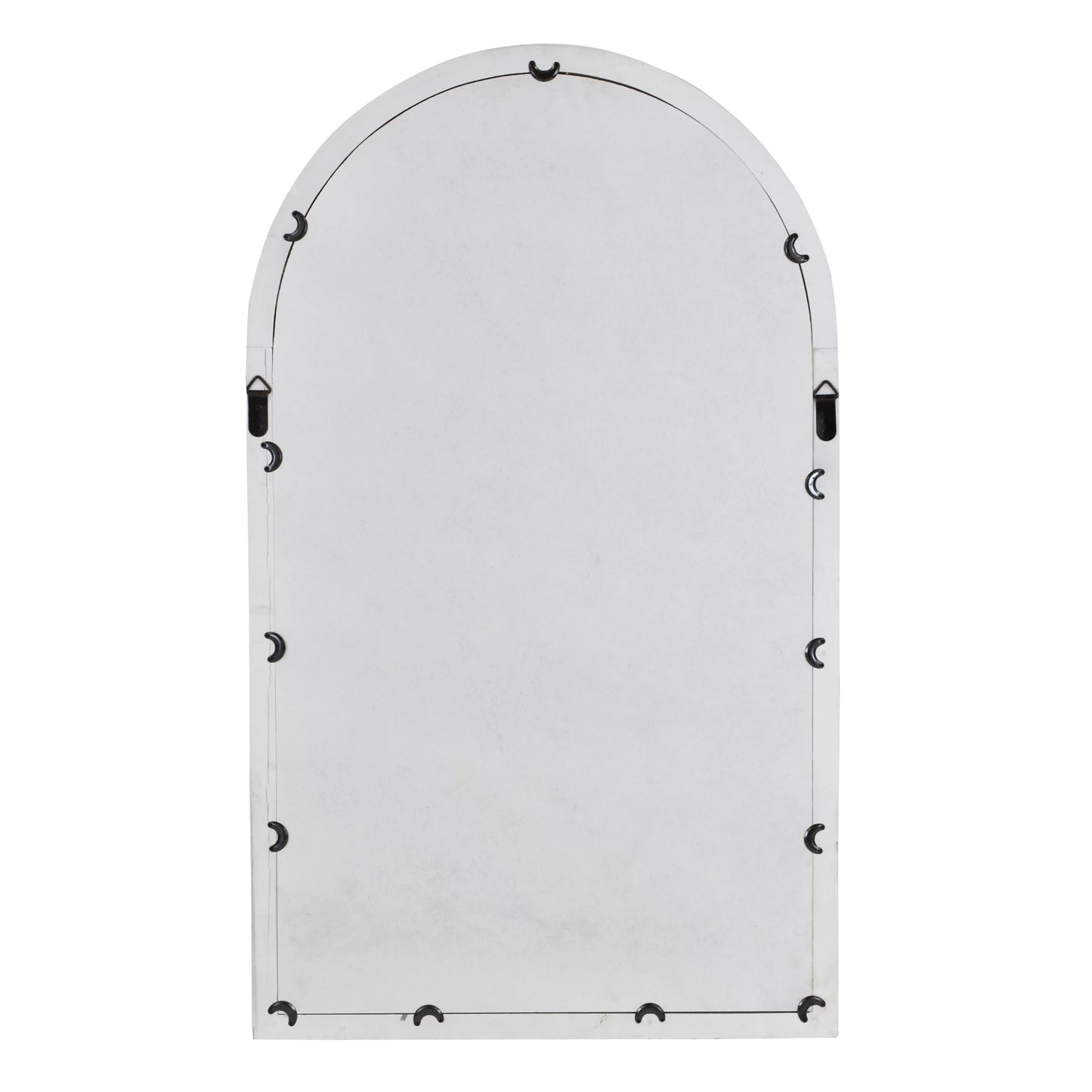 Wall Aspire x by White 42" Arched Chic Mirror Window 25" Cottage