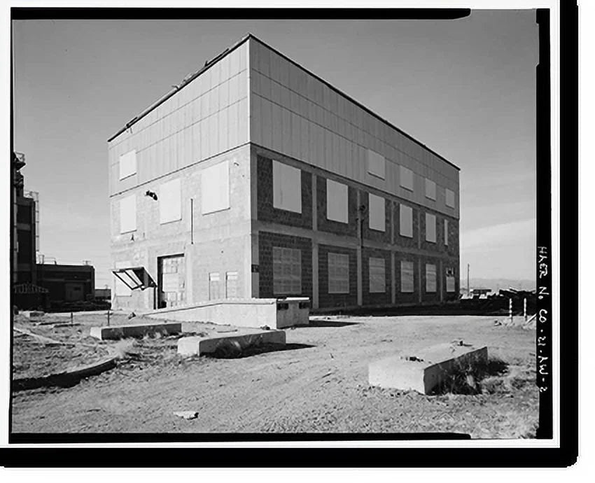 2, Commerce Evaporator of Mountain Framed 17-7/8" & feet Chlorine 800 Building, Print, Historic County, - Avenue; fee, South Storage Rocky 21-7/8" December 600 City, x Adams CO Arsenal, Seventh