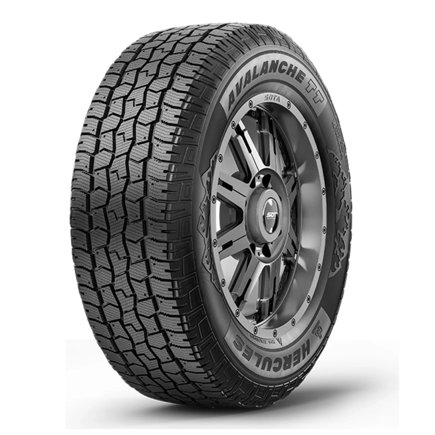 2022 Silverado 1500 SR Chevrolet Boss Fits: Toyota LT AVALANCHE 121/118R Tundra TRD TIRE LT265/60R20 2022 Off-Road, Trail TT WINTER HERCULES E LTD BW