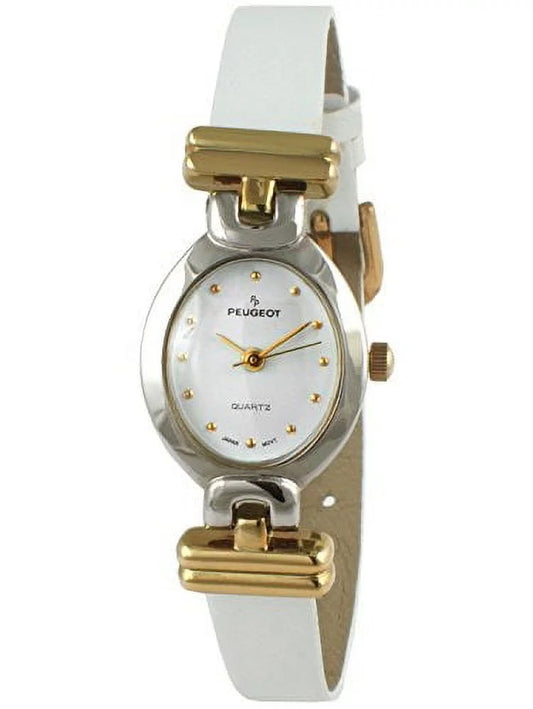 White 380-23 Watch Oval Vintage Leather