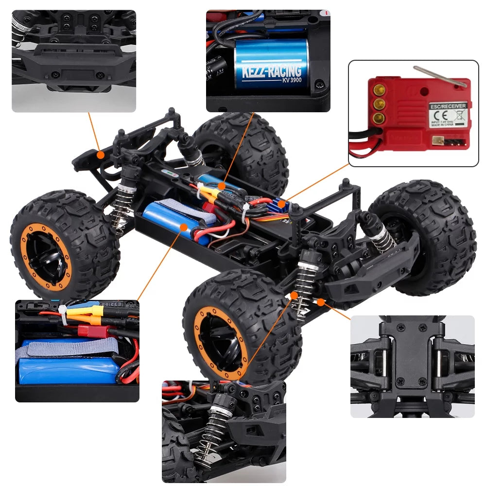 4 Adult Toy Road Foot for 1 Motor km Linxtech Scale RC Truck oolRC RC Kids 4 , 4 Off 1 Car,Big 1 Ajcoflt 16889 A Remote 1 45 Car 16 16889 h 16889 16 Brushless Montloxs 45 45 16 Race 4 16