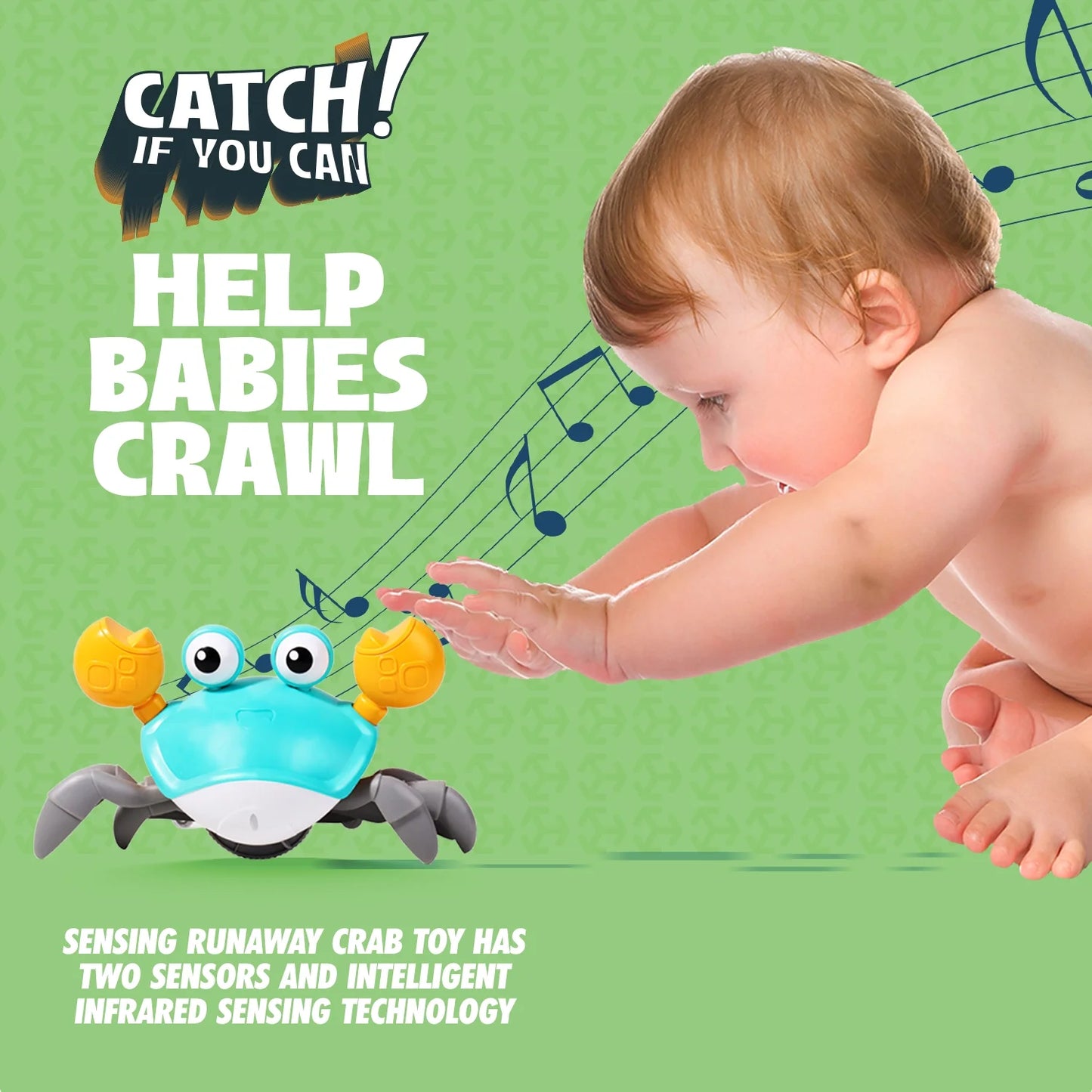 36 Development Music 11 Acantha 10 Gift 9 Learning 12 8 Old 3 Babies 5 Months Crawling For And Baby And Crab Toddlers 6 Toys Interactive 7 Crawl 4 Birthday