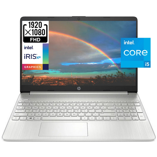 Wi-Fi Computer, HP Silver, 4.2, Iris Graphic, PCIe 1TB 6, 4-core SSD, Full i5-1135G7, Intel Xe BT 16GB Home Windows HD 15 Business 11 Laptop Natural 15.6" RAM,