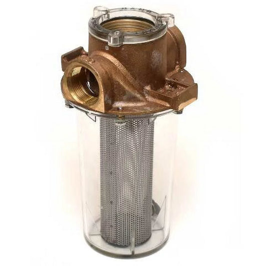 Water ARG-1250-S Bronze Groco Boat Strainer 1 | 1/4 Cast Raw Inch