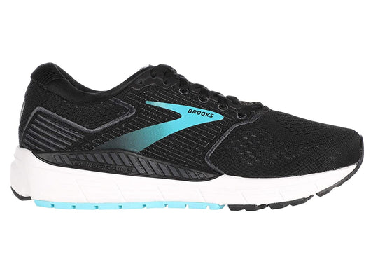 Adult BROOKS 11 120315-1D-064 Black/Ebony/Blue Wide Female Women