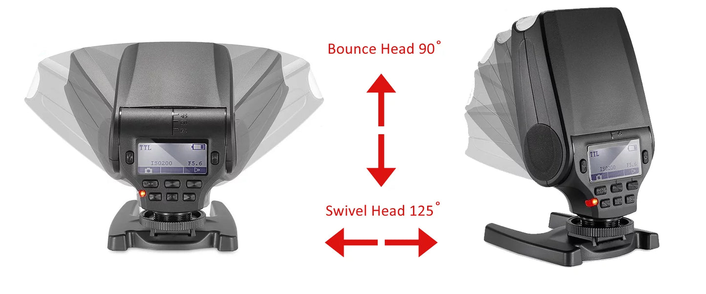 Sony Flash Bounce, LCD A500 Compact Mult-Function DSLR Alpha Head Swivel