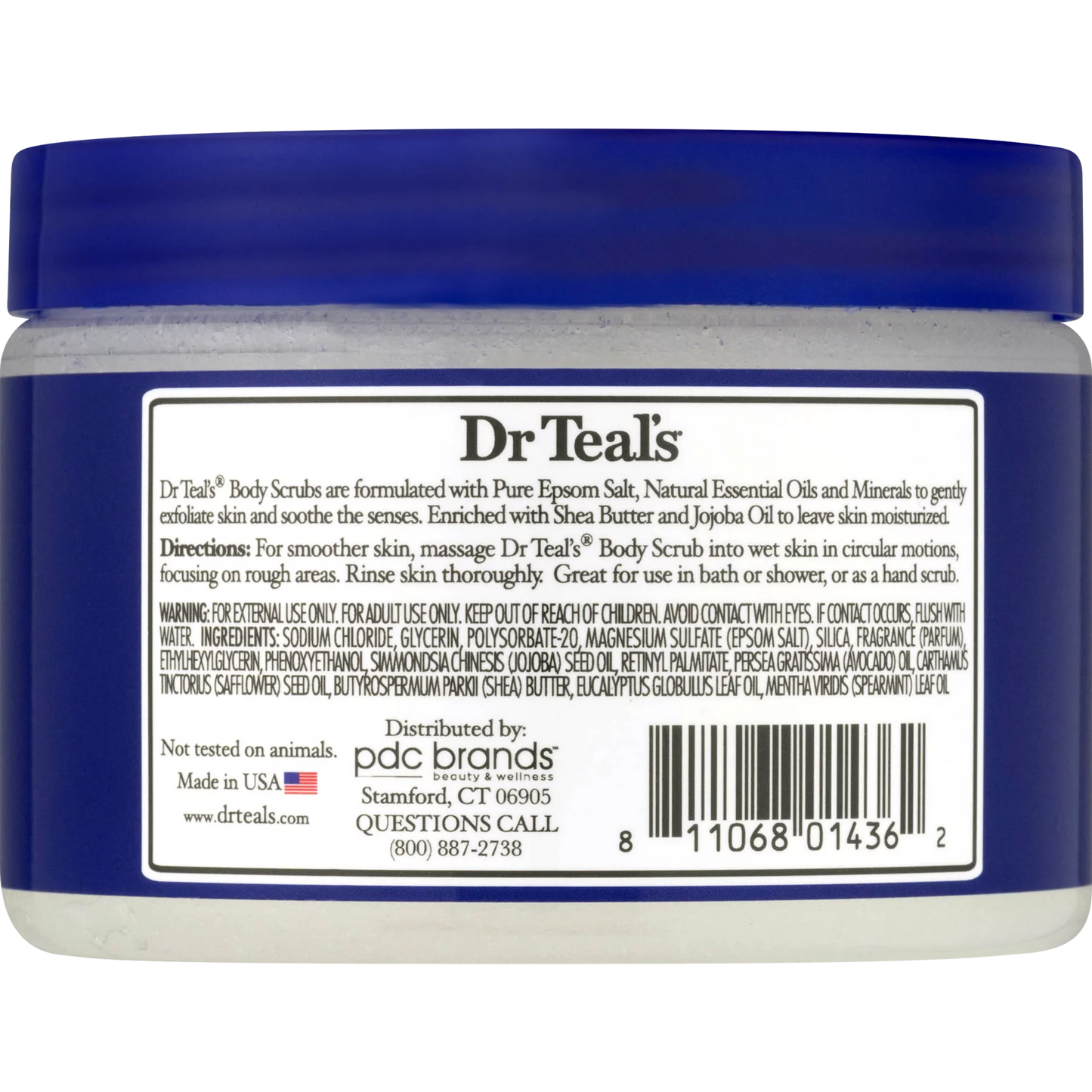 & Dr Spearmint (Pack 6) Renew oz & Exfoliate 16 Scrub, of Teal's Body Salt Epsom Eucalyptus