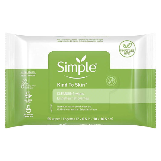 Wipes Facial Count Pack) Simple Cleansing (6 25