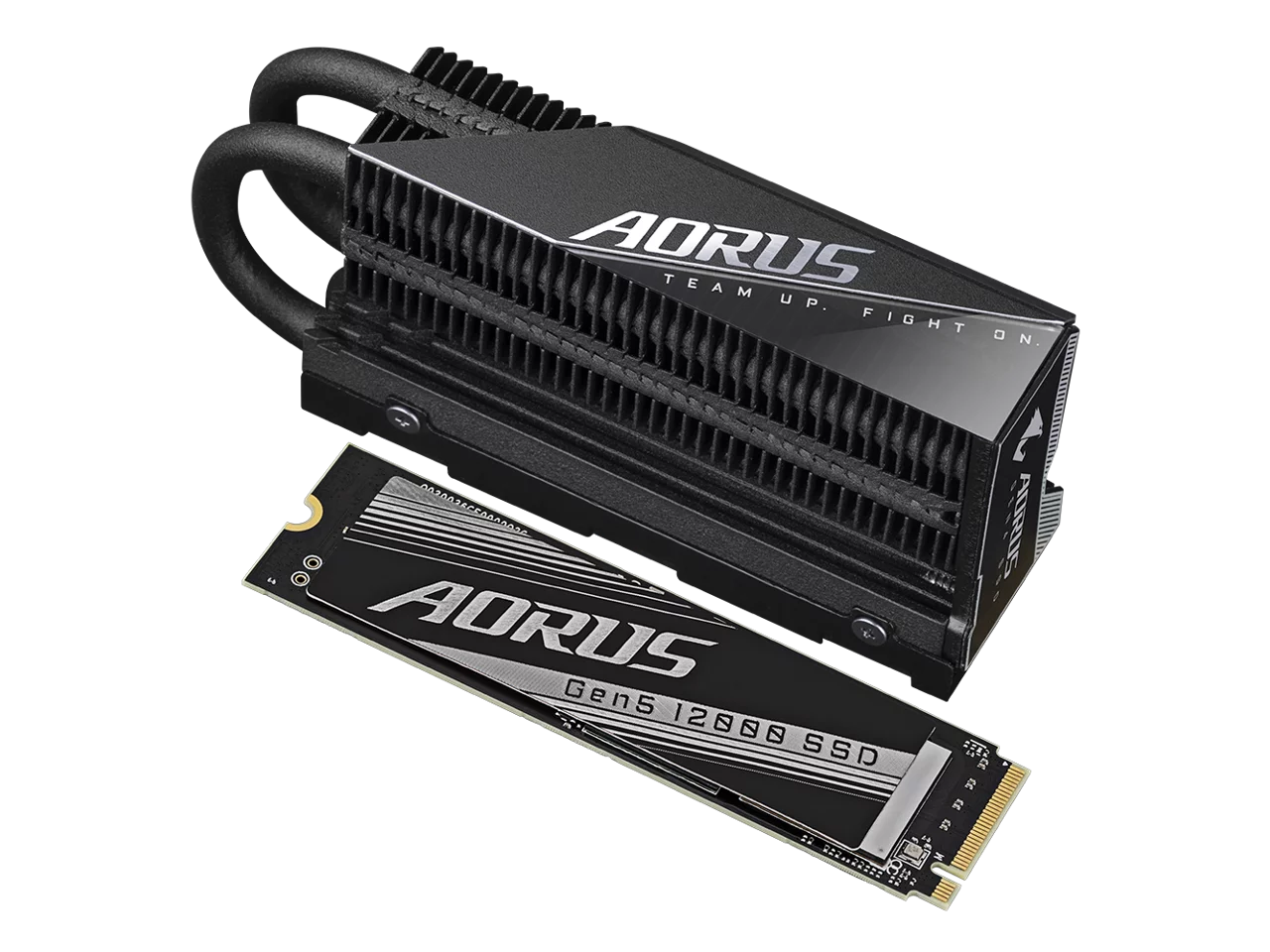 SSD NVMe Up M.2 Solid 12400MB/s, 5.0 GIGABYTE PCIe Write Read 11800MB/s, Speed Internal 12000 Up AG512K2TB Drive to Gen5 SSD Hard to 2TB with Speed AORUS State