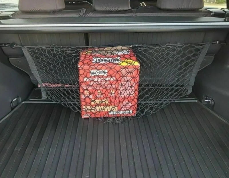 with Cargo for TOYOTA Cargo Organizer Mesh TOYOTA Vehicle EACCESSORIES – 2023-2024 EA(2 – Envelope for Organizer Premium bZ4X Nets SUV Style Compatible Storage Qty)Trunk bZ4X Trunk Nets Car Carrier –