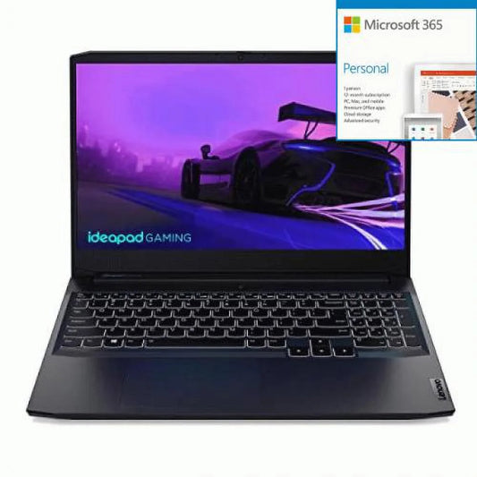 365 Bundle 15.6" Microsoft 3 Lenovo Gaming Gaming IdeaPad Note 15ITH06 82K100LVUS +