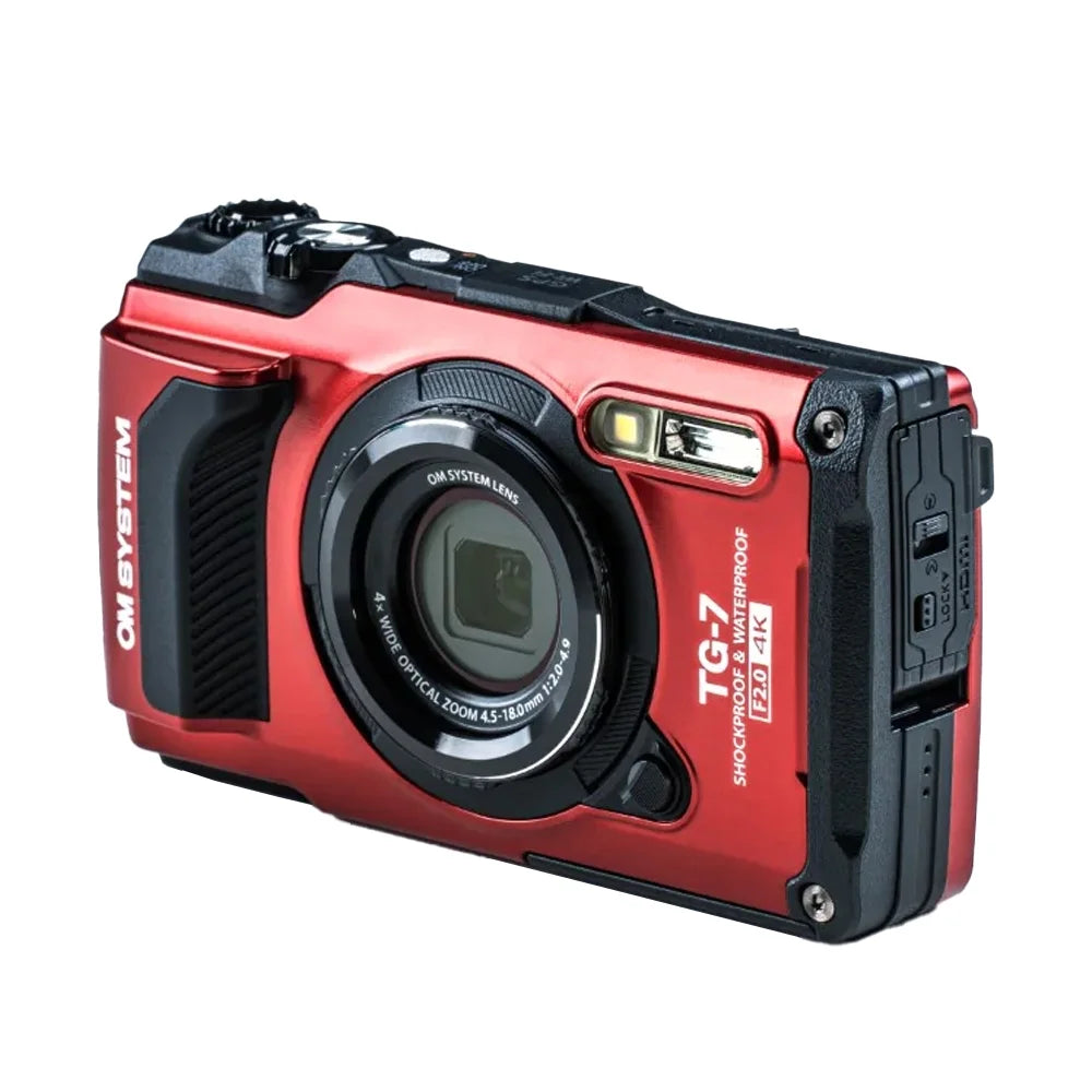 V110030RU000 Camera (Red) Tough TG-7 Olympus SYSTEM OM Digital