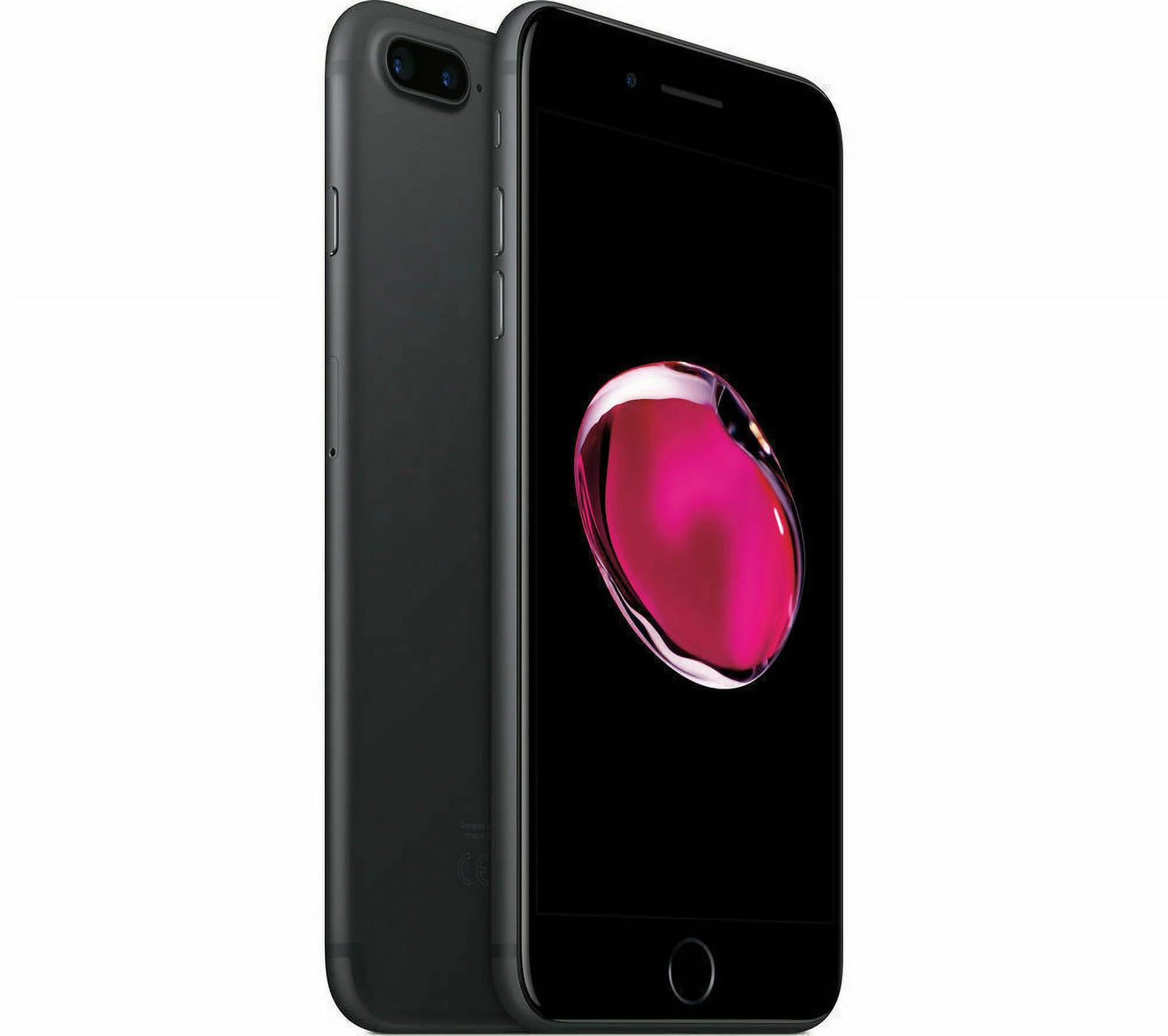 Unlocked) (Fully Glass Apple 32GB Tempered iPhone 7 (Refurbished) w/ Plus Pre-Installed Matte Restored Black A1661