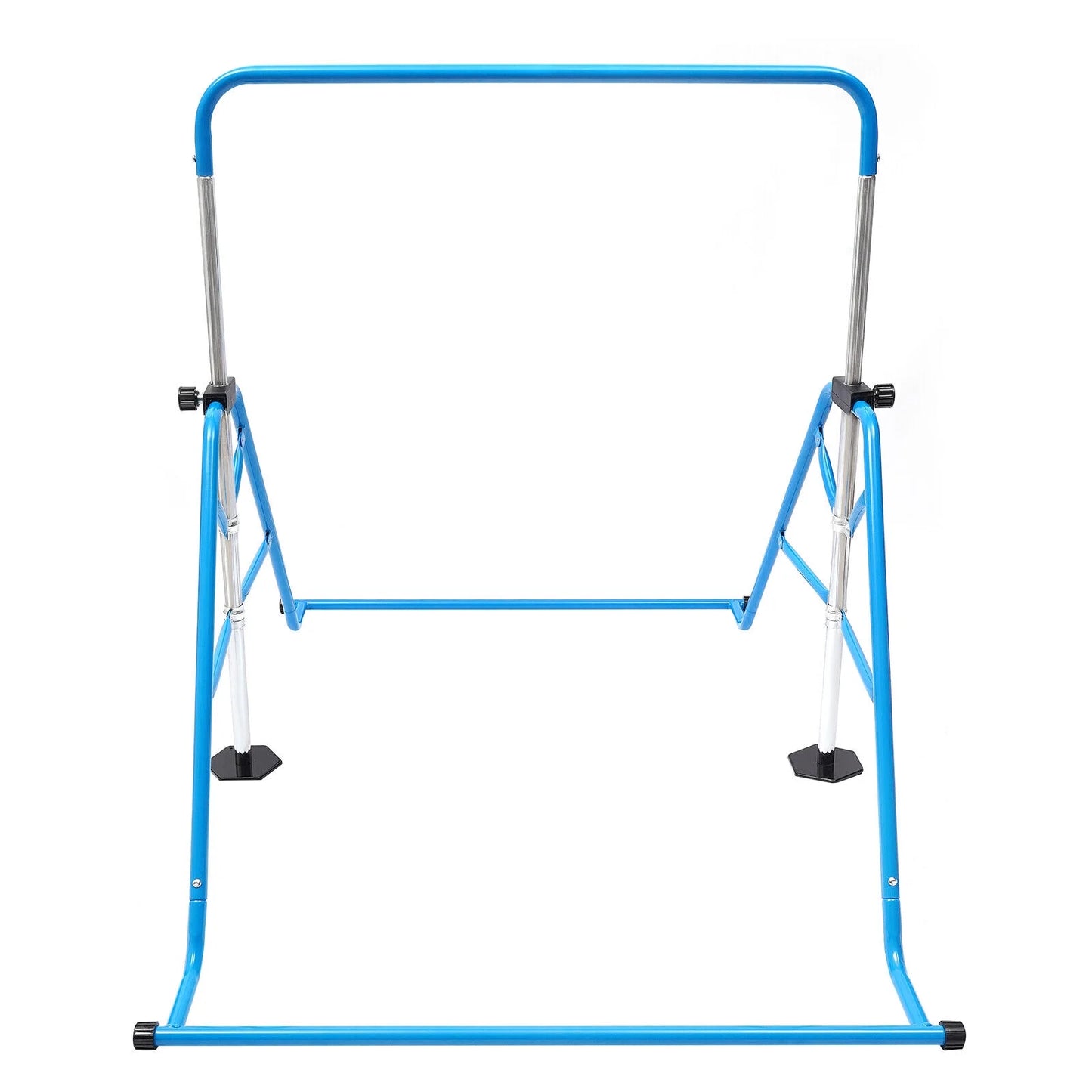 Adjustable Bar ZhdnBhnos Kids Junior Training Max Load Gymnastics Bar Gym For 100kg/220.5lbs Folding Blue Home Horizontal