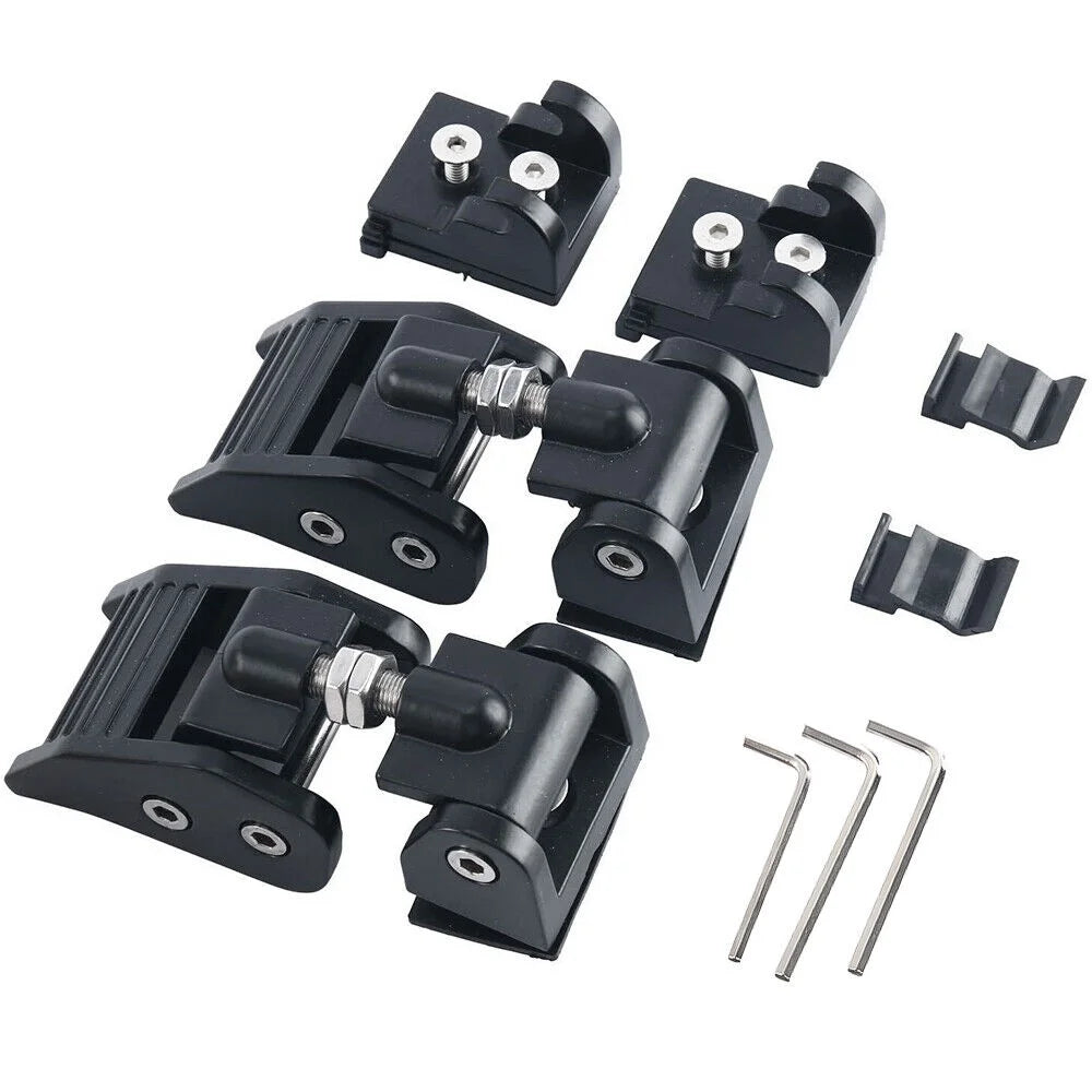 US Hood for Jeep Latch 07-18 Lock Secure Protection-Black Front Wrangler Vehicle 2 Catch JK Pack Onemayship