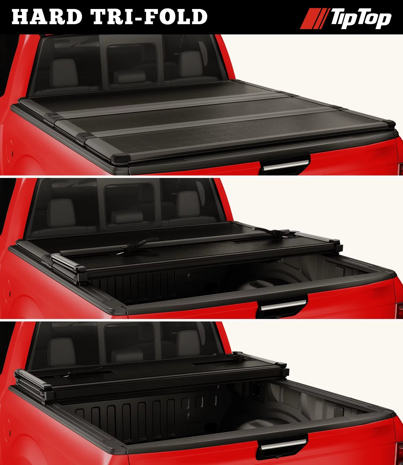 The 2009-2012 5ft On Deck System| Cover FRP Tonneau Equator Truck TPM3 Bed Suzuki with (59.5") Rail | Models TIPTOP Top Bed or With Hard Tri-Fold For |For Without