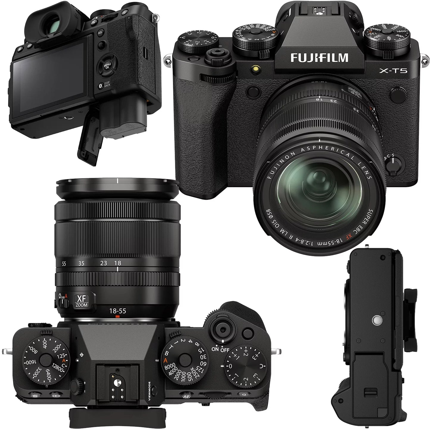 X-T5 with More Ultimaxx Memory 2x Much Bundle) Bundle Extreme Replacement & (Black) Batteries - Advanced Includes: 18-55mm Card, FUJIFILM 128GB (35pc Lens