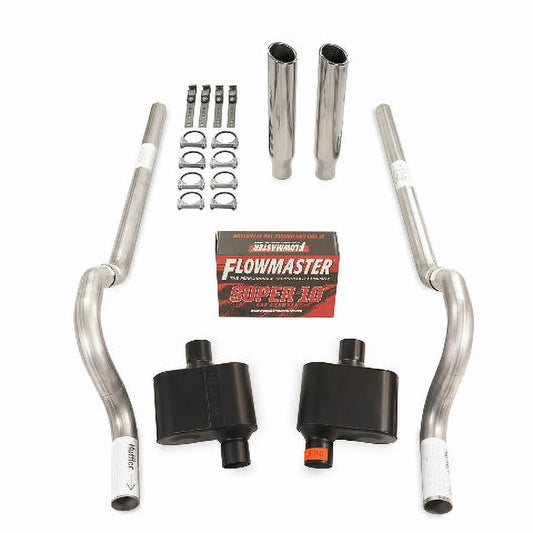 2.5" Exit RC Kit Super Exhaust Car Body Mopar Rear Flowmaster 10 62-74 Dual B