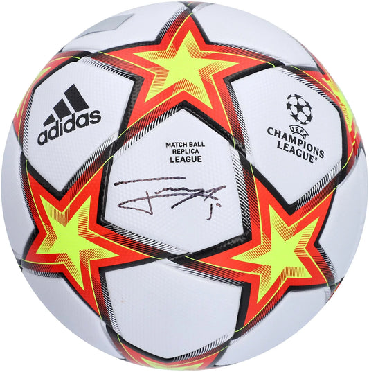 Adidas - Champions Fanatics 2022 Autographed UEFA Authentic League Jorginho Certified Ball Soccer