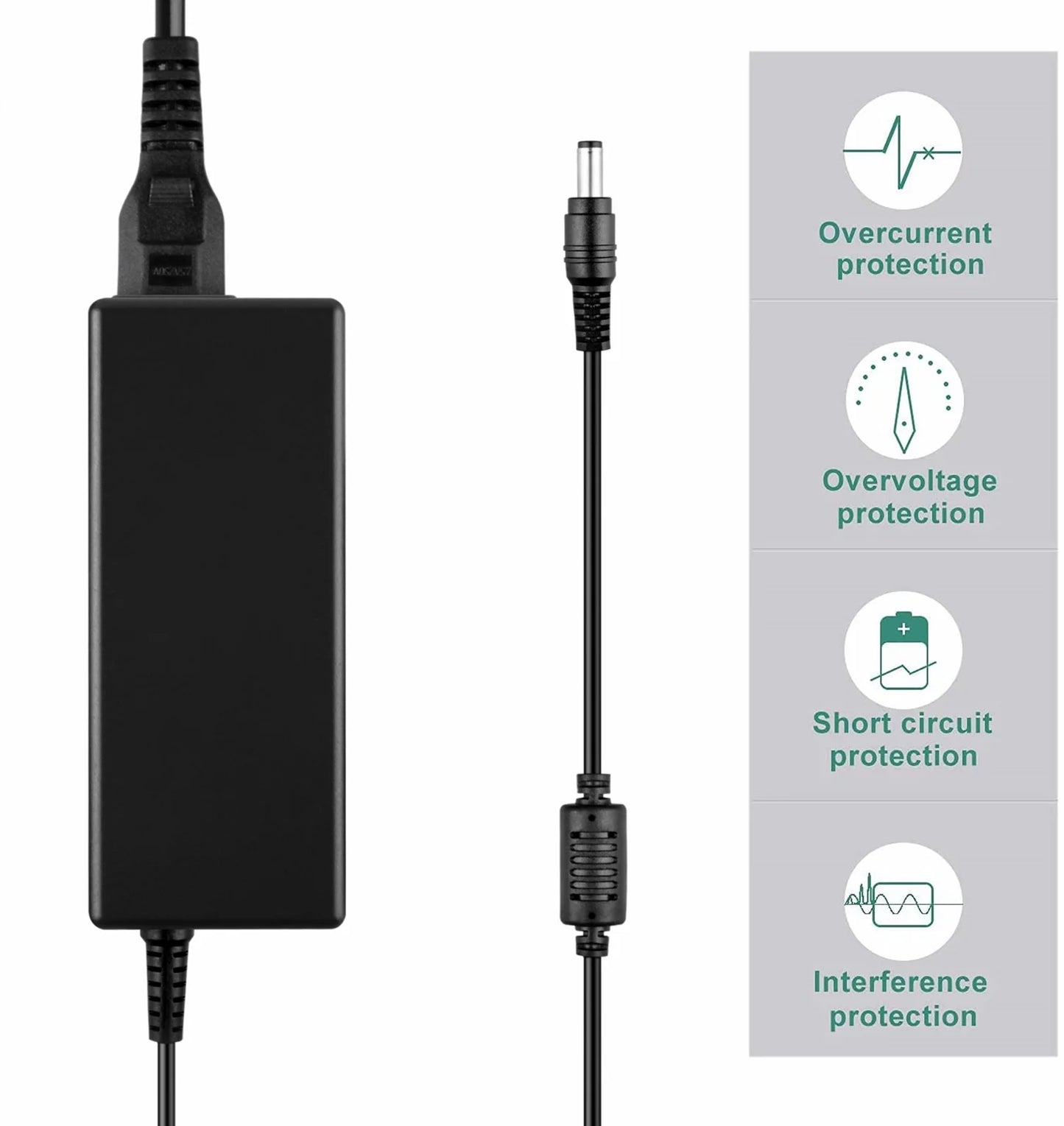 4545s BOO 90W Adapter 6470b Replacement Probook for Compatible Supply AC HP KONKIN 6570b Mains Power PSU Charger