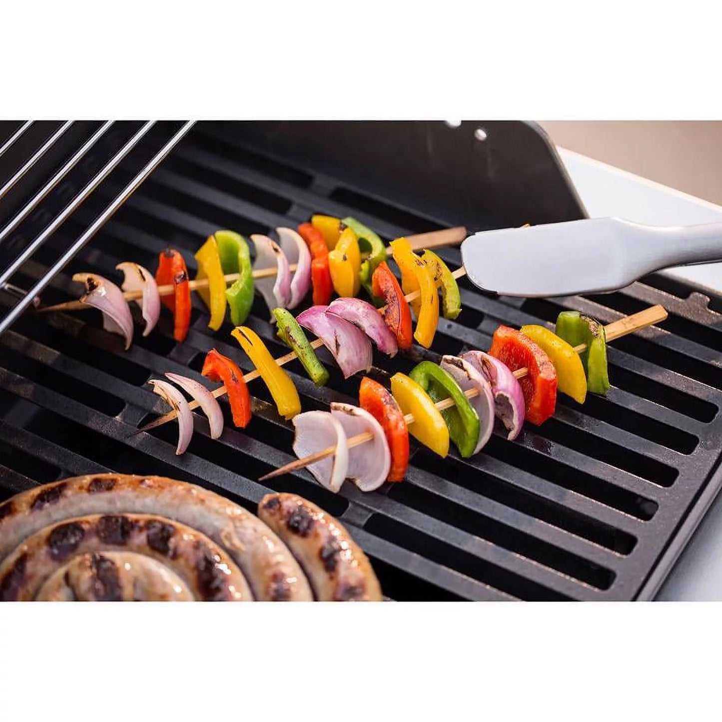 1 for Weber Cooking Grates Porcelain - Quantity 3-Burner Crafted Genesis Grills Cast Iron 7853 Enamel II